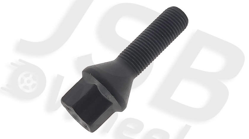 Prezoane negre jante aliaj noi M12x1.25 35mm Alfa,Fiat,Peugeot,Citroen