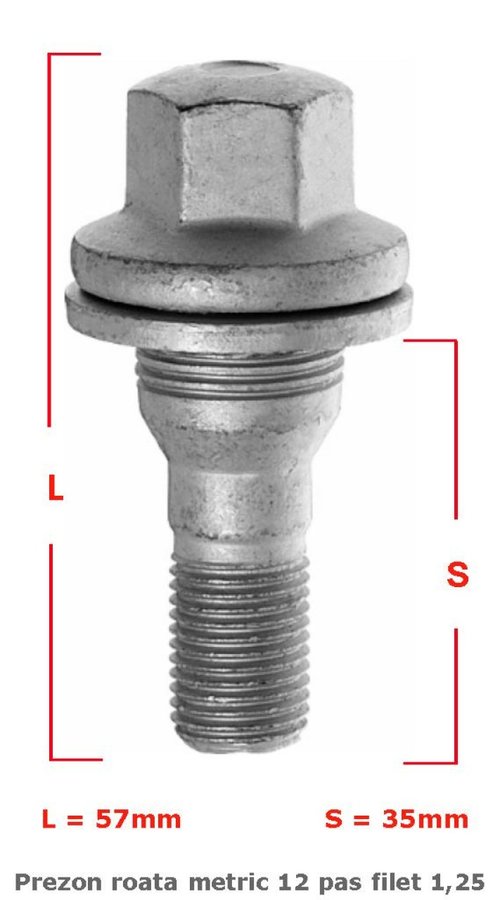 PREZON ROATA METRIC 12 PAS FILET 1,25 35MM