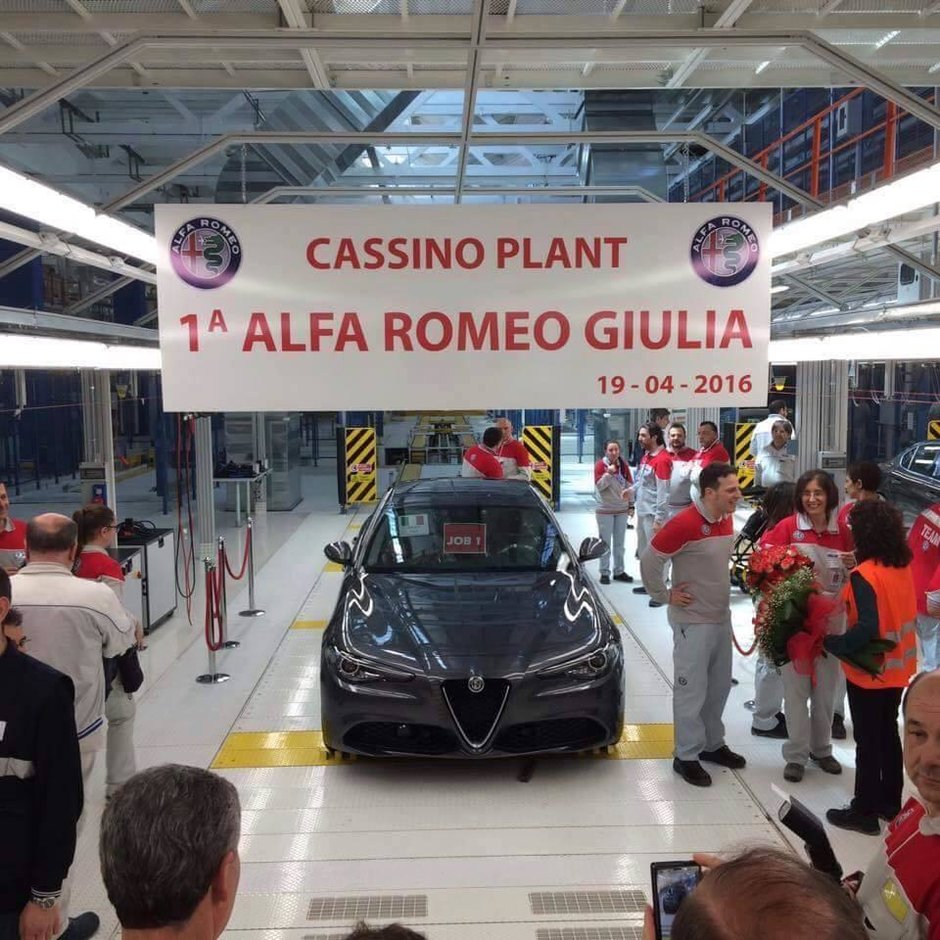 Prima Alfa Romeo Giulia construita