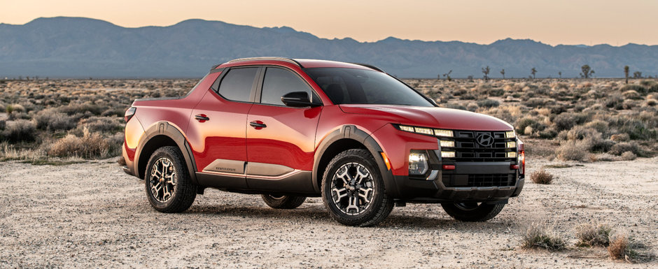 Prima camioneta de la Hyundai a primit un facelift major. Noua versiune a modelului Santa Cruz se lauda cu un design SF la exterior si o unitate Turbo de 2.5 litri. Galerie foto completa Prima camioneta de la Hyundai a primit un facelift major. Noua versiune a modelului Santa Cruz se lauda cu un design SF la exterior si o unitate Turbo de 2.5 litri. Galerie foto completa