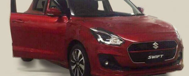 Prima imagine a noului Suzuki Swift ne arata o parte frontala mai agresiva ca oricand