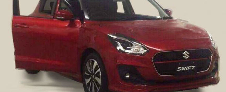 Prima imagine a noului Suzuki Swift ne arata o parte frontala mai agresiva ca oricand Prima imagine a noului Suzuki Swift ne arata o parte frontala mai agresiva ca oricand