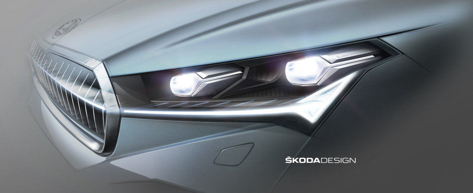 Prima Skoda cu tractiune spate din istoria lumii moderne. Cehii au publicat noi fotografii oficiale cu masina de 306 CP Prima Skoda cu tractiune spate din istoria lumii moderne. Cehii au publicat noi fotografii oficiale cu masina de 306 CP