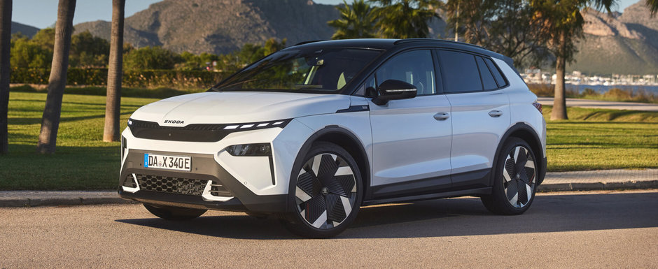 Prima Skoda Elroq din istorie a debutat oficial. Cea mai noua masina a cehilor se lauda cu doua display-uri in bord si pana la 286 de cai sub capota. Galerie foto completa Prima Skoda Elroq din istorie a debutat oficial. Cea mai noua masina a cehilor se lauda cu doua display-uri in bord si pana la 286 de cai sub capota. Galerie foto completa