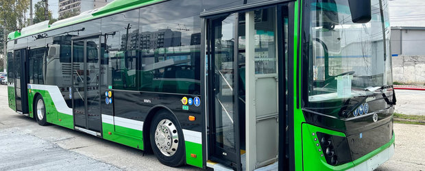 Primele autobuze electrice au iesit in probe in Bucuresti