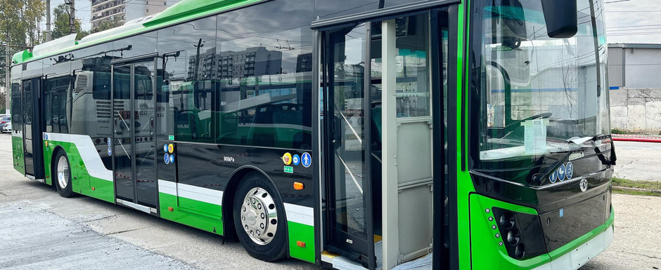 Primele autobuze electrice au iesit in probe in Bucuresti Primele autobuze electrice au iesit in probe in Bucuresti