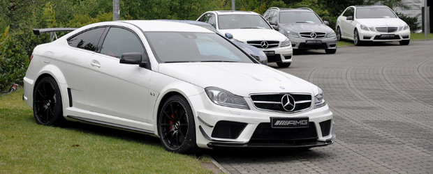 Primele imagini cu Mercedes C63 AMG Coupe Black Series in versiunea extrema