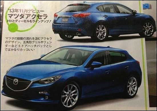 Primele imagini cu noua Mazda3