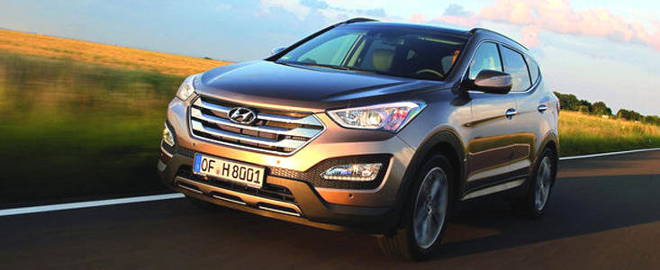 Primele imagini cu versiunea europeana a lui Hyundai Santa Fe Primele imagini cu versiunea europeana a lui Hyundai Santa Fe