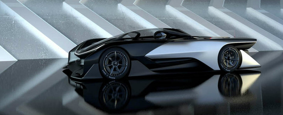Primele poze oficiale cu Faraday Future FFZERO1, masina electrica de 1000 CP Primele poze oficiale cu Faraday Future FFZERO1, masina electrica de 1000 CP