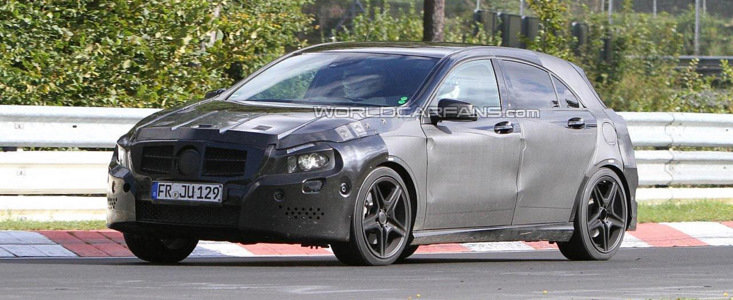 Primele poze spion cu viitorul Mercedes A-Class AMG