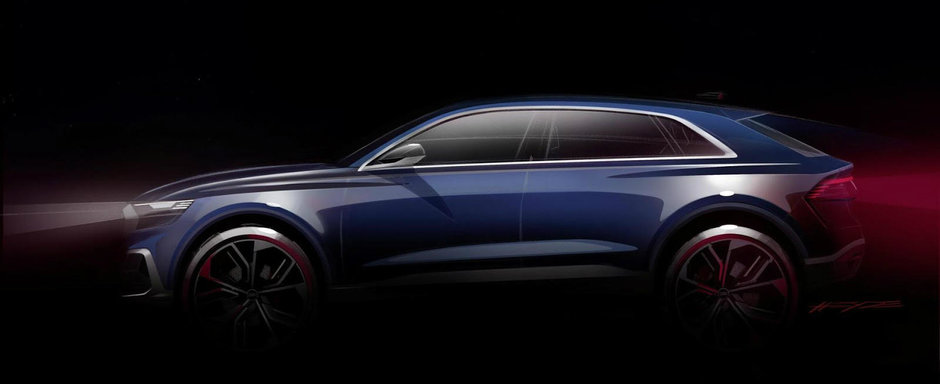 Primele schite oficiale ale noului Audi Q8 sunt aici Primele schite oficiale ale noului Audi Q8 sunt aici