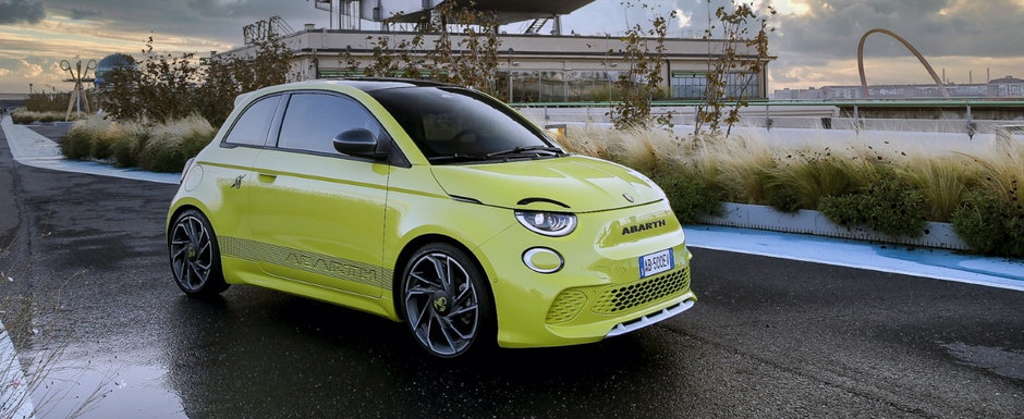 Primul Abarth 500 cu propulsie electrica din istorie a debutat oficial. Noul model ofera un motor de 155 de cai si accelereaza de la 0 la 100 km/h in doar 7.0 secunde. Cat costa Primul Abarth 500 cu propulsie electrica din istorie a debutat oficial. Noul model ofera un motor de 155 de cai si accelereaza de la 0 la 100 km/h in doar 7.0 secunde. Cat costa
