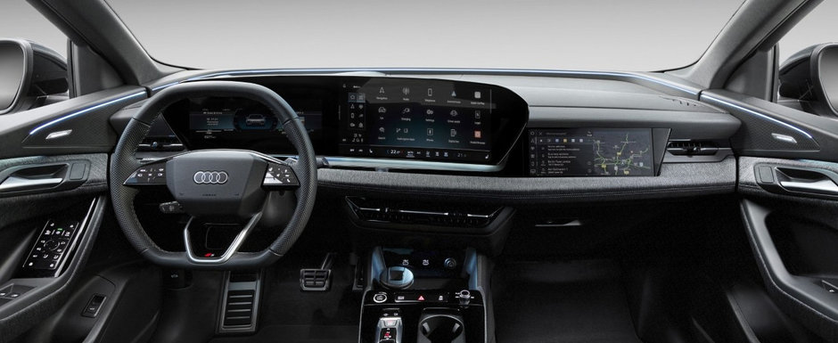 Primul Audi Q6 Sportback din istorie a debutat oficial. Cel mai nou model al nemtilor se lauda cu trei ecrane in bord si pana la 517 CP sub capota. Cat costa Primul Audi Q6 Sportback din istorie a debutat oficial. Cel mai nou model al nemtilor se lauda cu trei ecrane in bord si pana la 517 CP sub capota. Cat costa