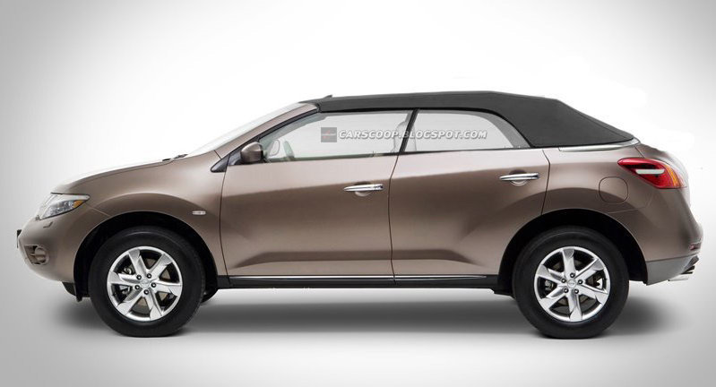 Primul Crossover decapotabil - Nissan Murano, incepe sa capete forma