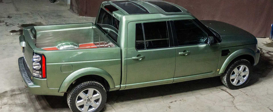 Primul Land Rover Discovery cu bena vine din Mexic. Arata de parca asa a parasit linia de asamblare