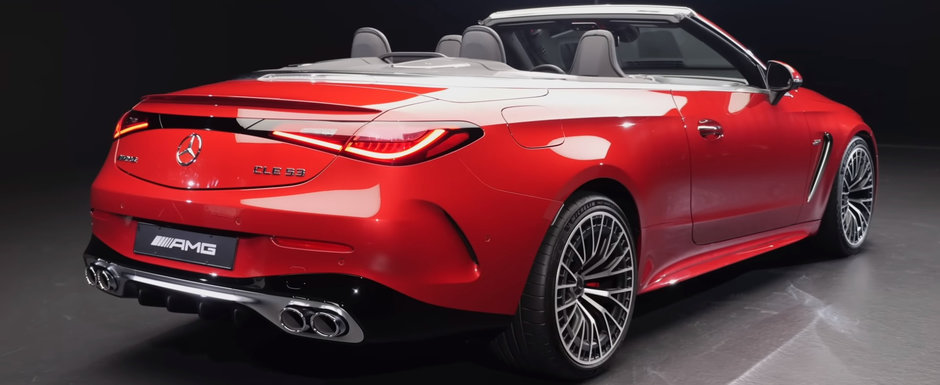 Primul Mercedes-AMG CLE 53 4Matic+ Cabriolet din istorie a debutat oficial. Cel mai nou model de performanta al nemtilor se lauda cu un motor I6 de 472 de cai putere si 4x4 in standard. Cum arata in realitate Primul Mercedes-AMG CLE 53 4Matic+ Cabriolet din istorie a debutat oficial. Cel mai nou model de performanta al nemtilor se lauda cu un motor I6 de 472 de cai putere si 4x4 in standard. Cum arata in realitate