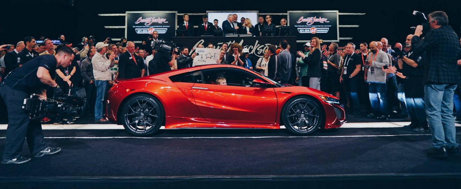 Primul NSX s-a vandut pentru 1.2 milioane dolari. DA, 1.2 milioane dolari! Primul NSX s-a vandut pentru 1.2 milioane dolari. DA, 1.2 milioane dolari!