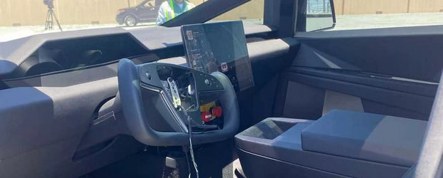 Primul pick-up de la Tesla a debutat oficial si e diferit de tot ce ai vazut la viata ta. Americanii au publicat acum prima fotografie oficiala de la interiorul noului Cybertruck