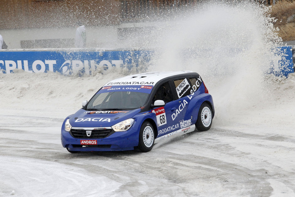 Primul podium pentru Dacia Lodgy Glace in Trofeul Andros Primul podium pentru Dacia Lodgy Glace in Trofeul Andros