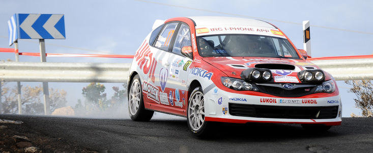 Primul podium pentru un echipaj romanesc in IRC Primul podium pentru un echipaj romanesc in IRC