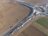 Primul sens giratoriu suspendat din România va fi inaugurat în curând