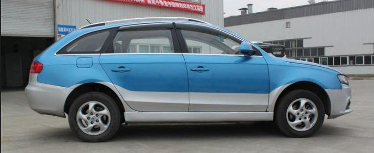 Primul taxi electric din China este o copie fidela a modelului Audi A4