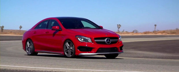 Primul test video cu noul Mercedes CLA45 AMG