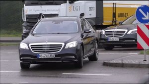 Prins pentru prima oara in trafic. Uite cum arata pe viu noul S-Class Facelift