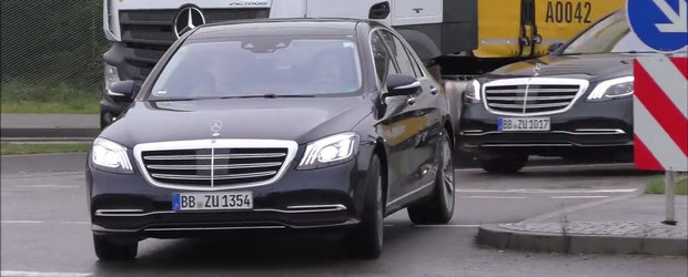 Prins pentru prima oara in trafic. Uite cum arata pe viu noul S-Class Facelift