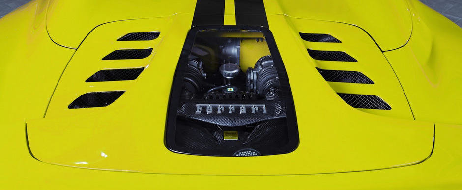 Privelistea perfecta: Capristo ofera o capota transparenta pentru Ferrari 458 Spider