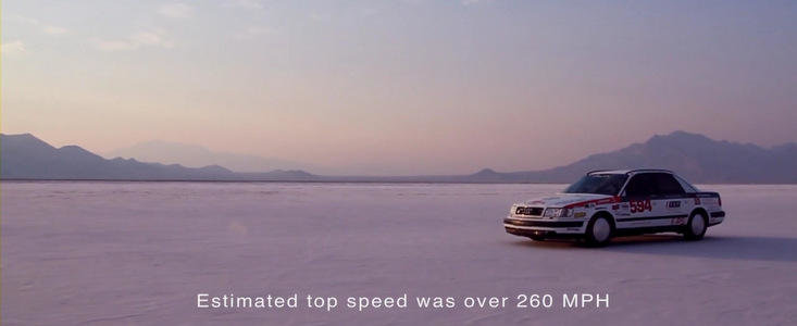 Priveste in actiune cel mai rapid Audi din toate timpurile!