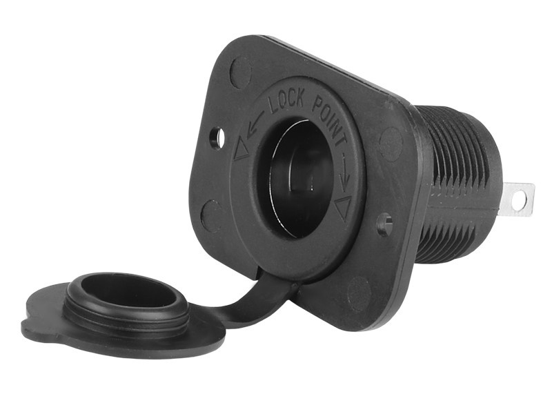 Priză încorporată Euro 12v/24v Cu Suport De Priză (58083) Carmotion 86117