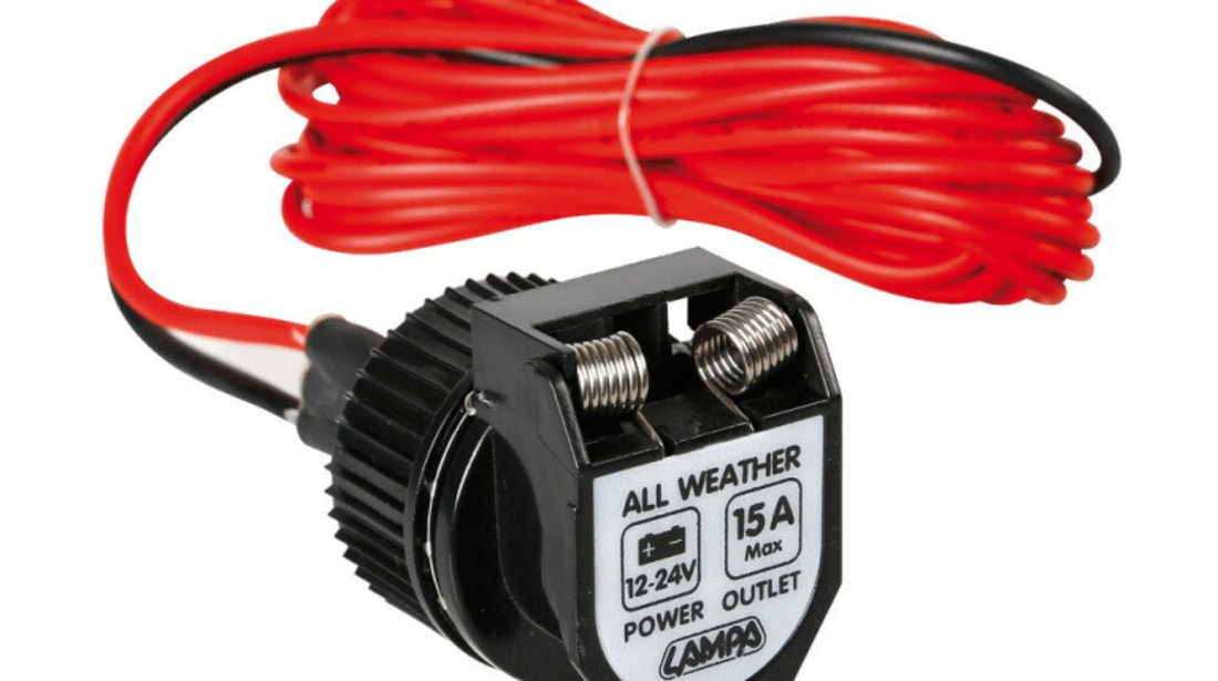 Priza Auto Bricheta Lampa All Weather Power Socket, 12/24V LAM38969