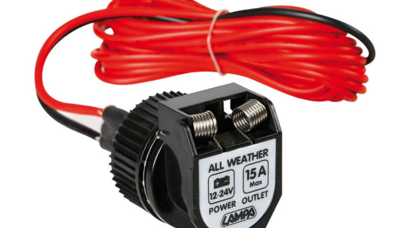 Priza Auto Bricheta Lampa All Weather Power Socket, 12/24V LAM38969