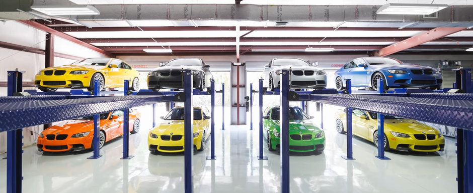 Probabil cea mai impresionanta colectie de BMW M3 din lume. Probabil cea mai impresionanta colectie de BMW M3 din lume.