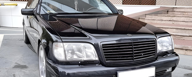 Probabil cea mai rara masina care circula acum pe strazile din Romania: un exclusivist Mercedes W140 cu motor Brabus de 7.3 litri a fost surprins, recent, intr-o parcare din Constanta