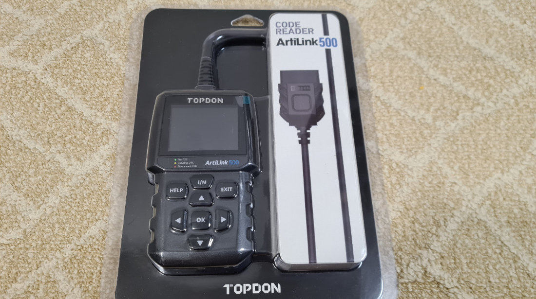 Produs 100% original Topdon ArtiLink 500 - OBDII Scan Tool