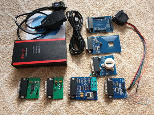 Programator Iprog+ Pro V86 - KM, airbag, cod radio, ECU, IMMO KEY, MCU
