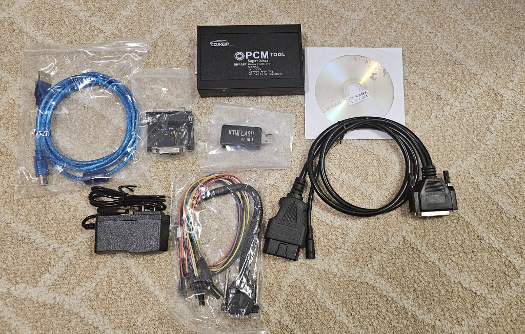 Programator PCMtool ECU Boot & Bench cu 67 Module PCM Flash 2.21.22