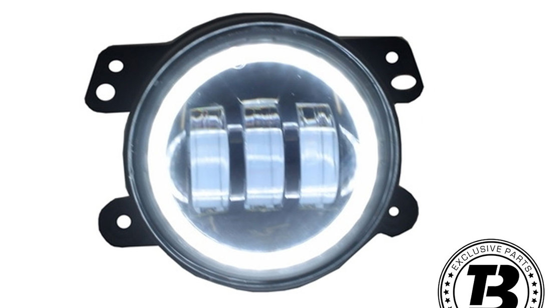 Proiectoare ceata Full LED compatibile cu JEEP Wrangler JK (07-17)