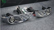 PROIECTOARE CU LED DRL TOYOTA LAND CRUISER PRADO F...