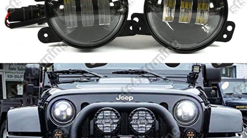 PROIECTOARE CU LED JEEP WRANGLER JK 2007-2017 [V2]