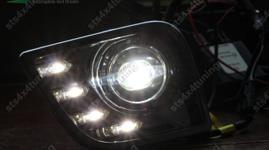 PROIECTOARE LED CU LUMINA DE ZI DRL TOYOTA LAND CRUISER PRADO FJ150 2010-2013[V1]