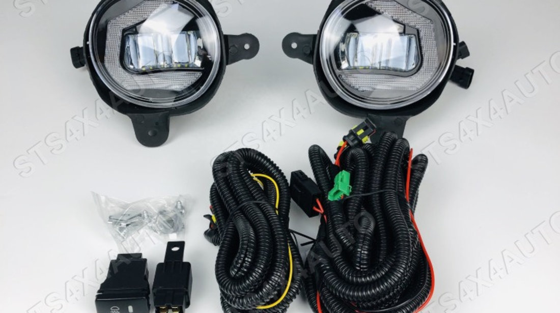 PROIECTOARE LED CU LUMINI DE ZI DRL SI DYNAMIC SEMNALIZARE TOYOTA HILUX VIGO 2012-2015 [V2]