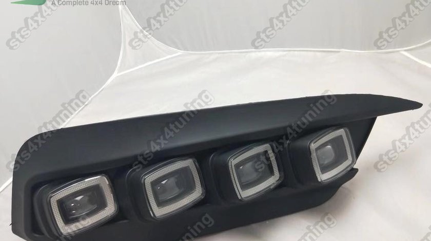 PROIECTOARE LED CU LUMINI DE ZI DRL SI SEMNALIZARE LED HONDA CIVIC 2016-2019 SEDAN [V1]