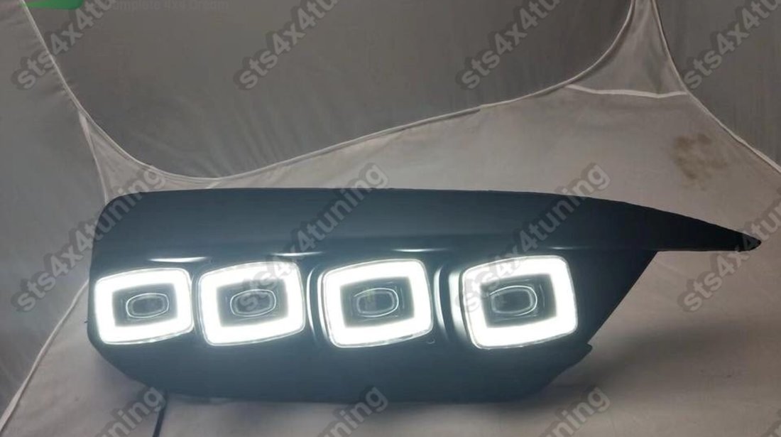 PROIECTOARE LED CU LUMINI DE ZI DRL SI SEMNALIZARE LED HONDA CIVIC 2016-2019 SEDAN [V1]