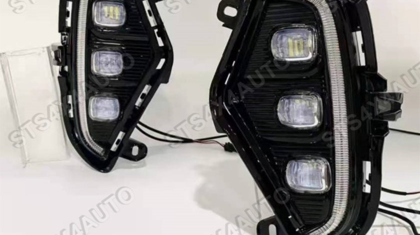 PROIECTOARE LED CU LUMINI DE ZI DRL SI SEMNALIZARE TOYOTA Rav 4 2019-2022 [V1]