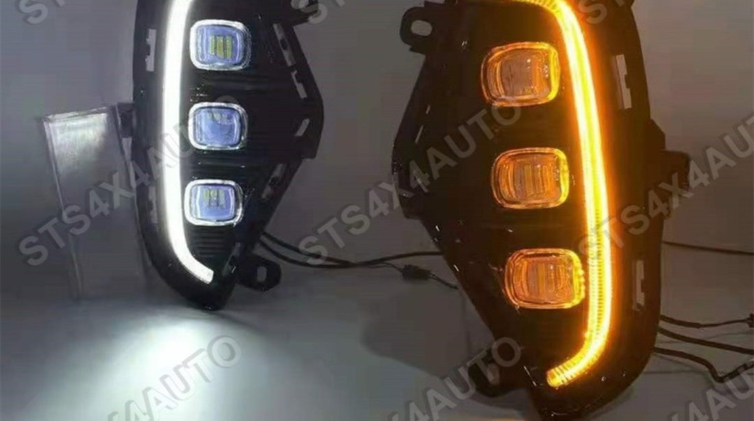 PROIECTOARE LED CU LUMINI DE ZI DRL SI SEMNALIZARE TOYOTA Rav 4 2019-2022 [V1]