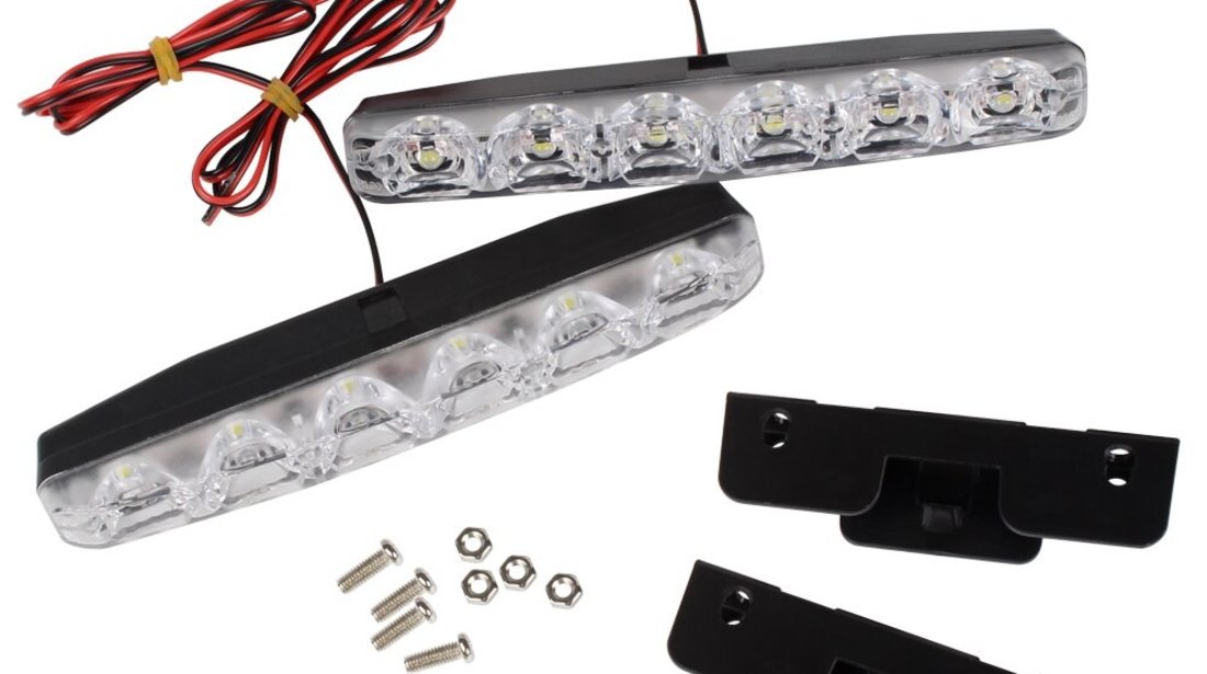 Proiectoare LED DRL / Lumini zi UNIVERSALE / Lumina ALBA